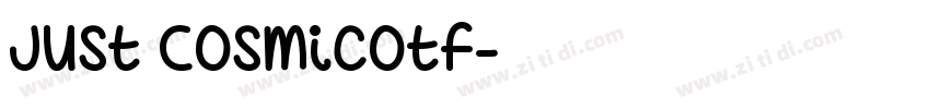 Just Cosmicotf字体转换
